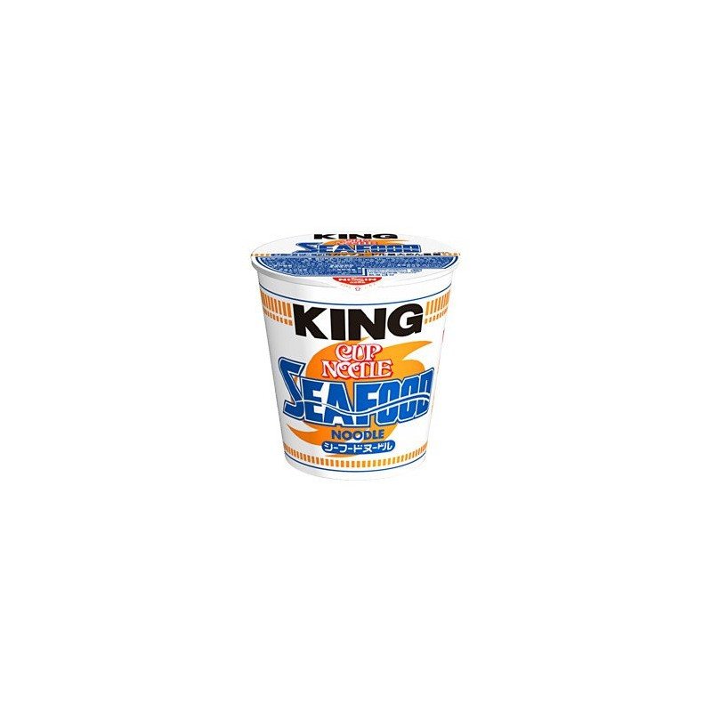 Nissin Cup Noodle Seafood King size.