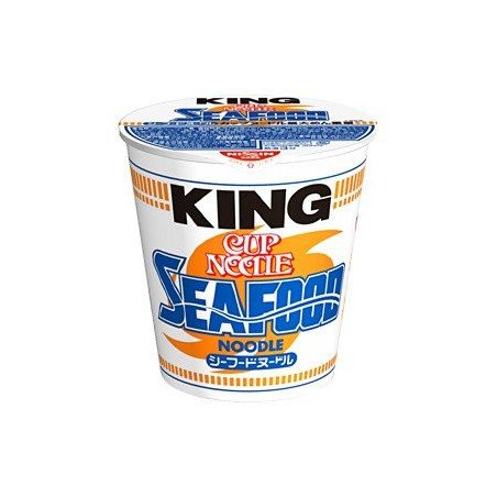 Nissin Cup Noodle Seafood King size.