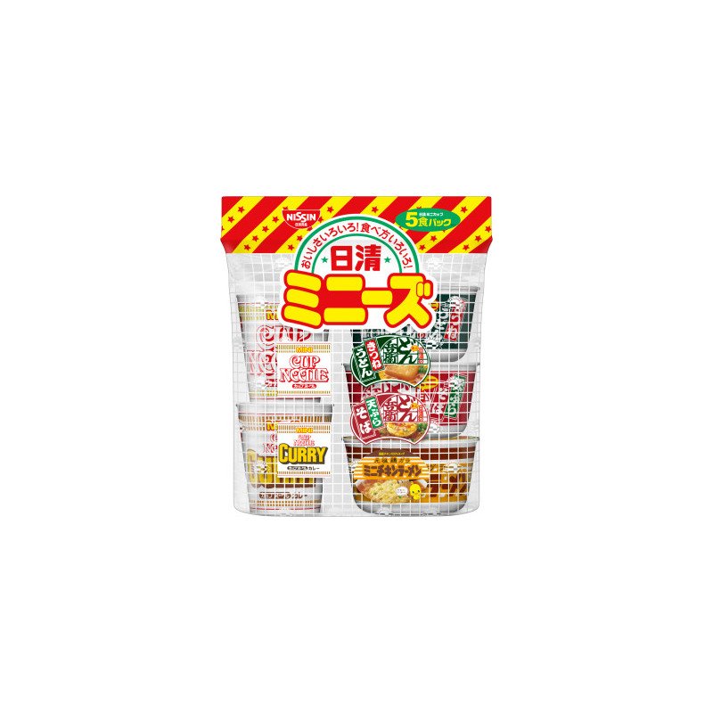 Nissin Mini Cup Noodle Mini Pack