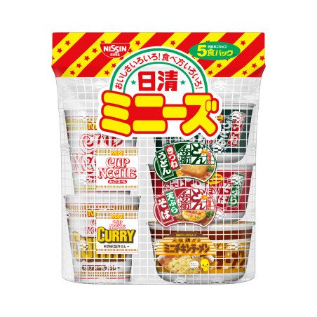 Nissin Mini Cup Noodle Mini Pack