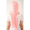 Long Straight Pink Wig