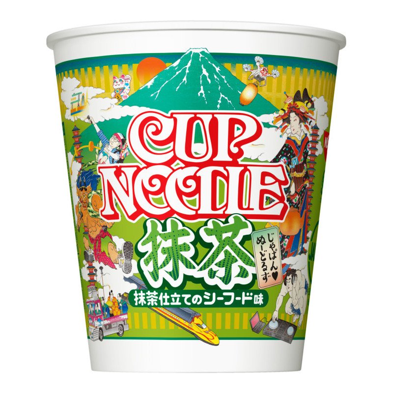 Nissin Cup Noodle Green Tea Seafood