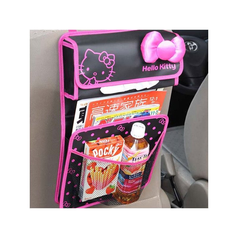 Hello Kitty rear seat pocket storage box