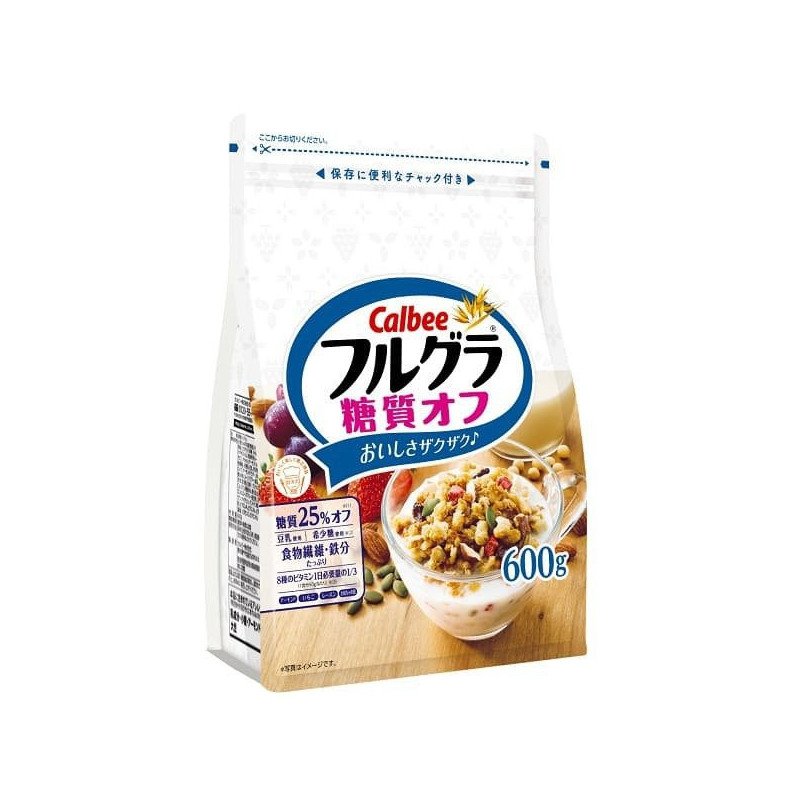 Japanese Cereal - Calbee Frugra Sugar Off