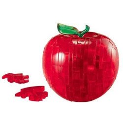 3D Crystal Puzzle   Red Apple